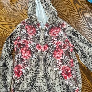 Christopher & Banks Animal Print Top